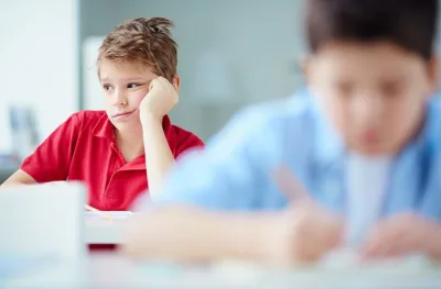 Children learning in a classroom
