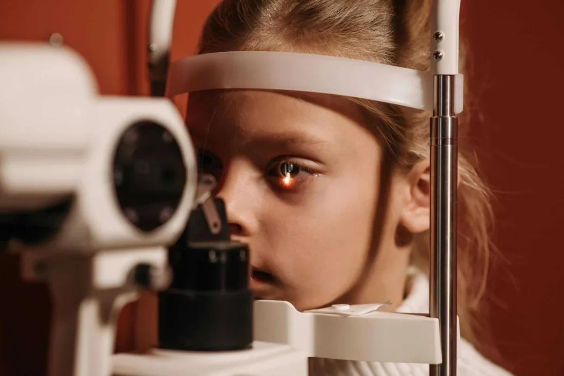 Eye examination at Smart Vision Optometry